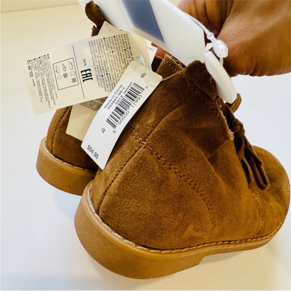 GAP Kids Brown Suede ankle Boots NWT - Picture 7 of 10